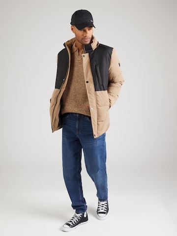 INDICODE JEANS Jacke 'Titan' in Braun