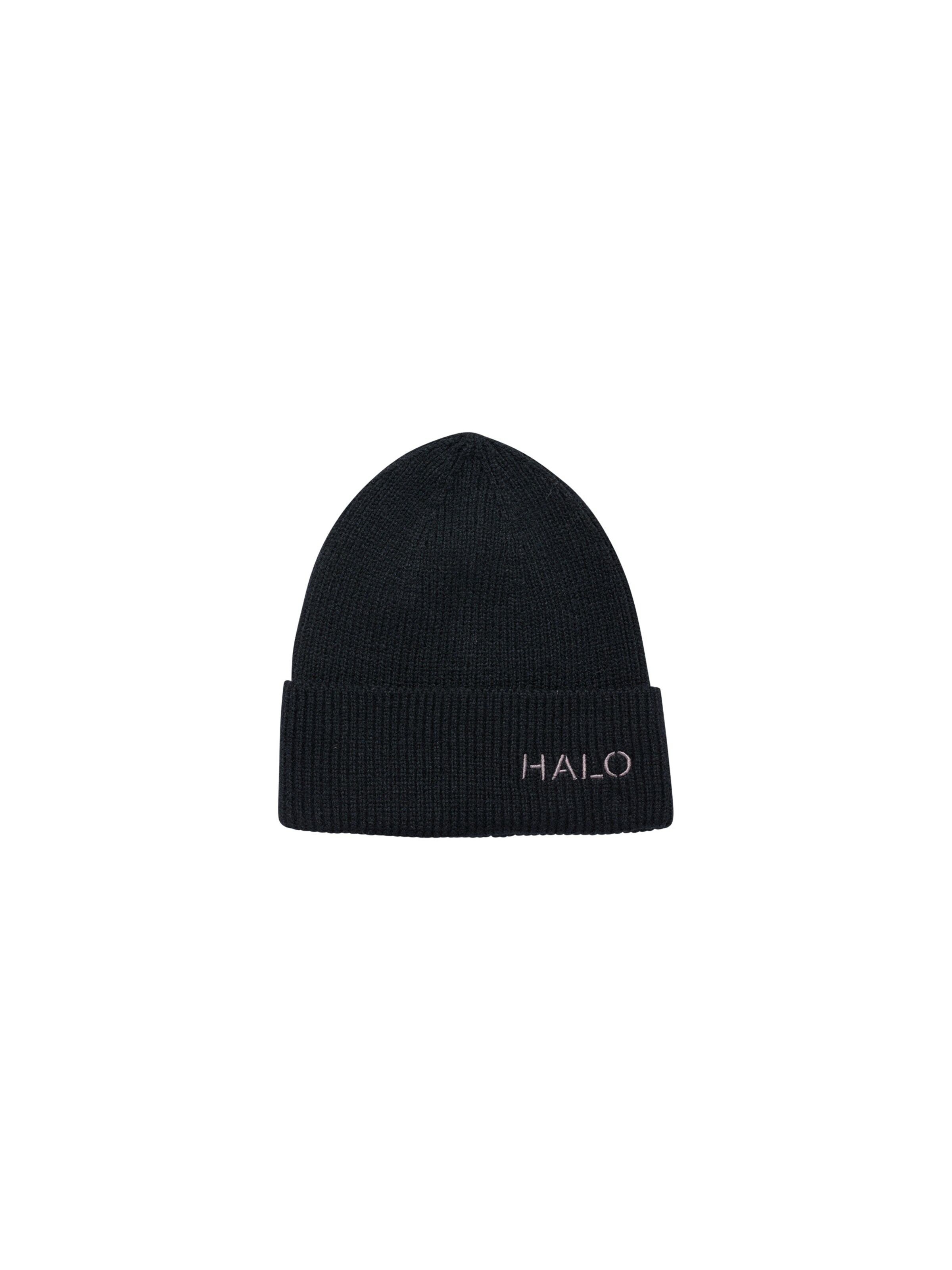 HALO Beanie in Black: front