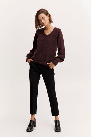 Fransa Sweater 'Sandy' in Purple