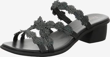THINK! Pantolette 'Vivi' in Schwarz: Vorderseite