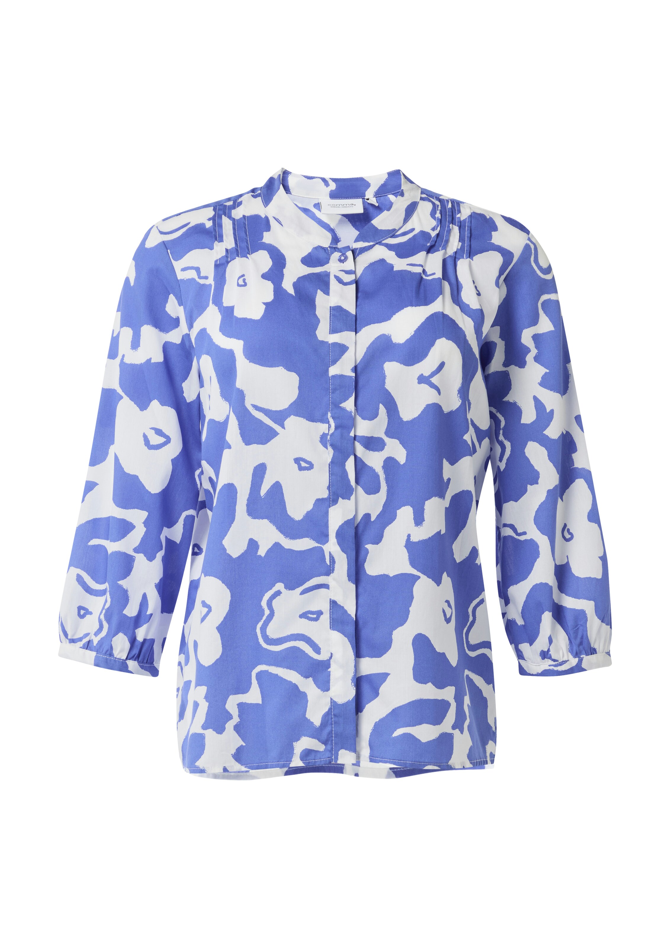 comma casual identity Bluse in Blau: Vorderseite
