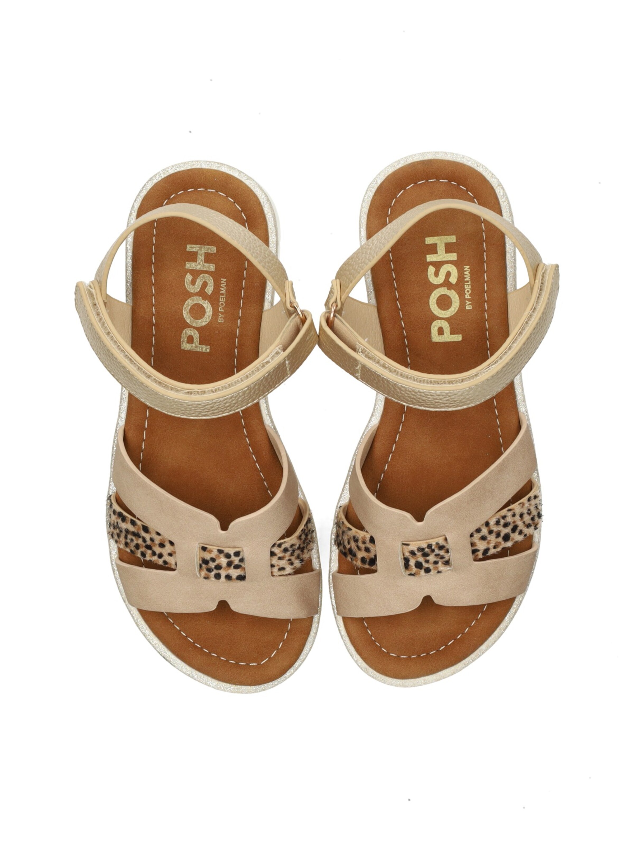 POSH by Poelman Sandalen 'Senna' in Beige