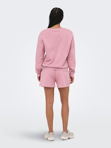 Sweat-shirt 'ONPCava' ONLY PLAY en rose