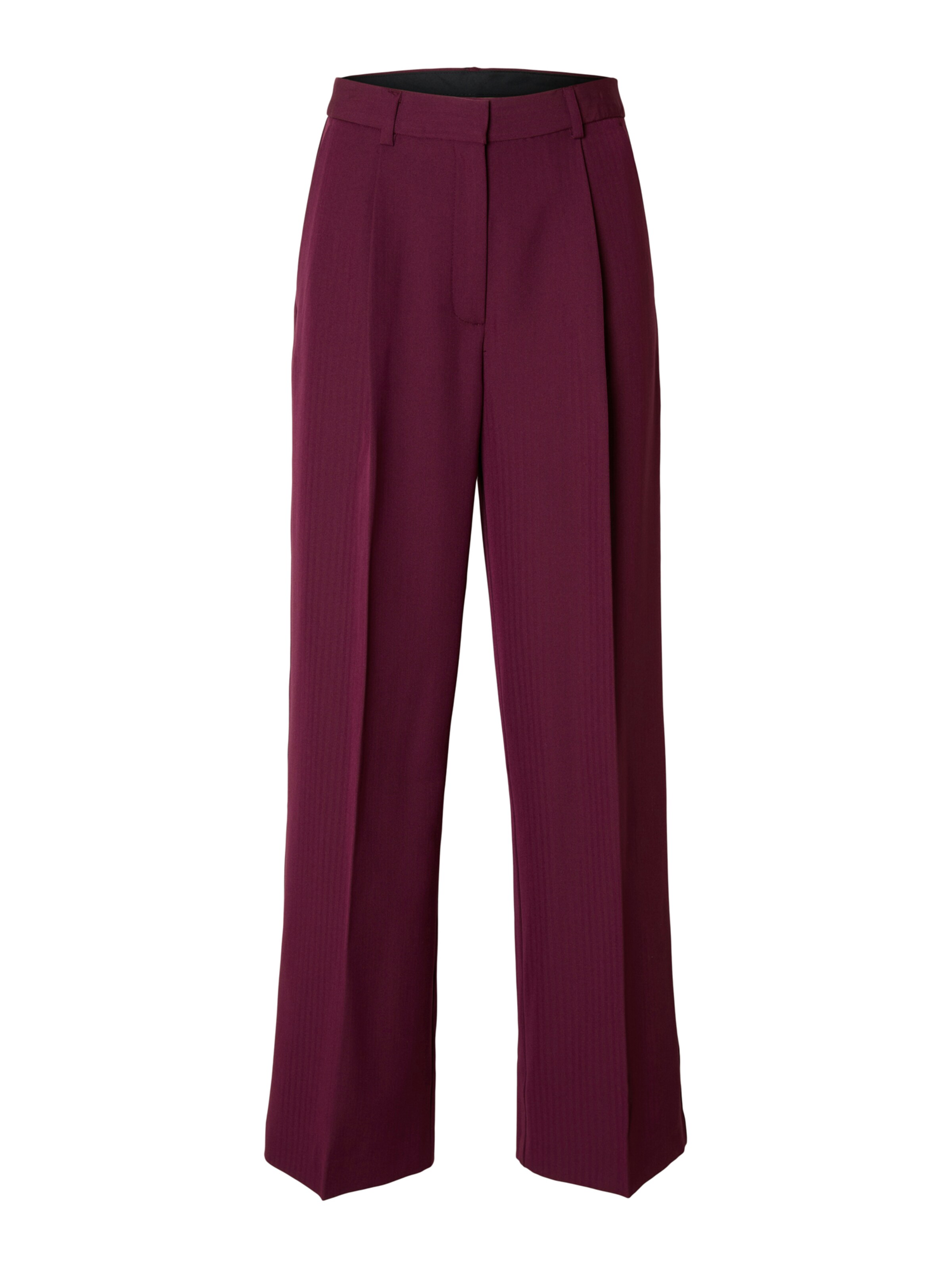 SELECTED Pantalón plisado 'SLFFedora' en berenjena, Vista del producto