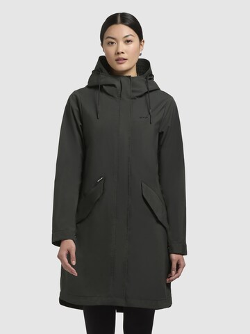 Manteau mi-saison 'Elea' khujo en vert : devant