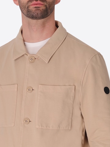 Distretto12 Regular Fit Hemd 'Portland' in Beige