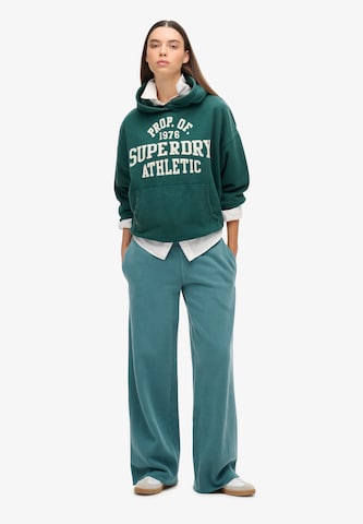 Wide Leg Pantalon Superdry en bleu : devant