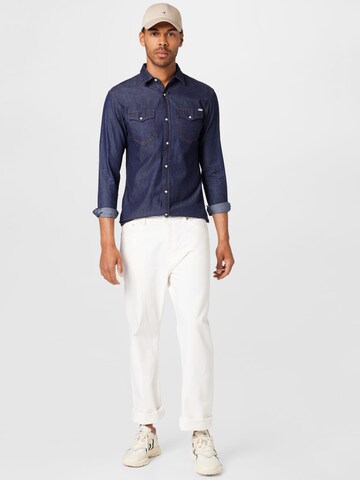 JACK & JONES - Ajuste regular Camisa 'Sheridan' en azul