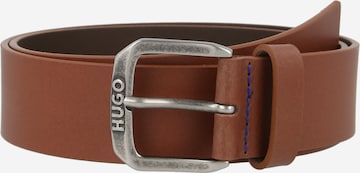 Ceinture 'Berker' HUGO en marron : devant