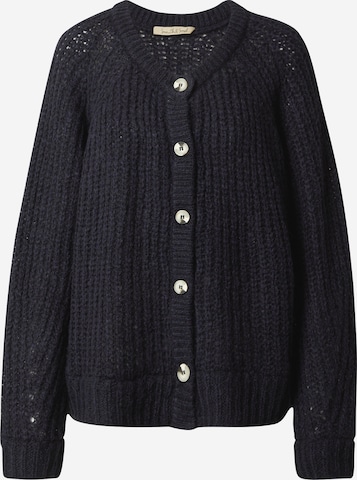 Smith&Soul Knit cardigan 'Hairy' in Blue: front