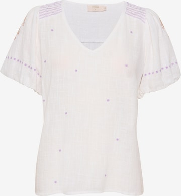 Cream - Blusa 'Maya' em branco: frente