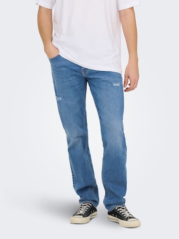 Only & Sons regular Jeans 'ONSWeft' i blå: forside