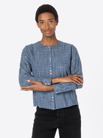 TOM TAILOR Blouse in Blue: front