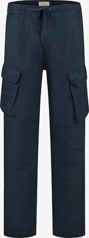 Dstrezzed Regular Cargo Pants 'James' in Blue: front