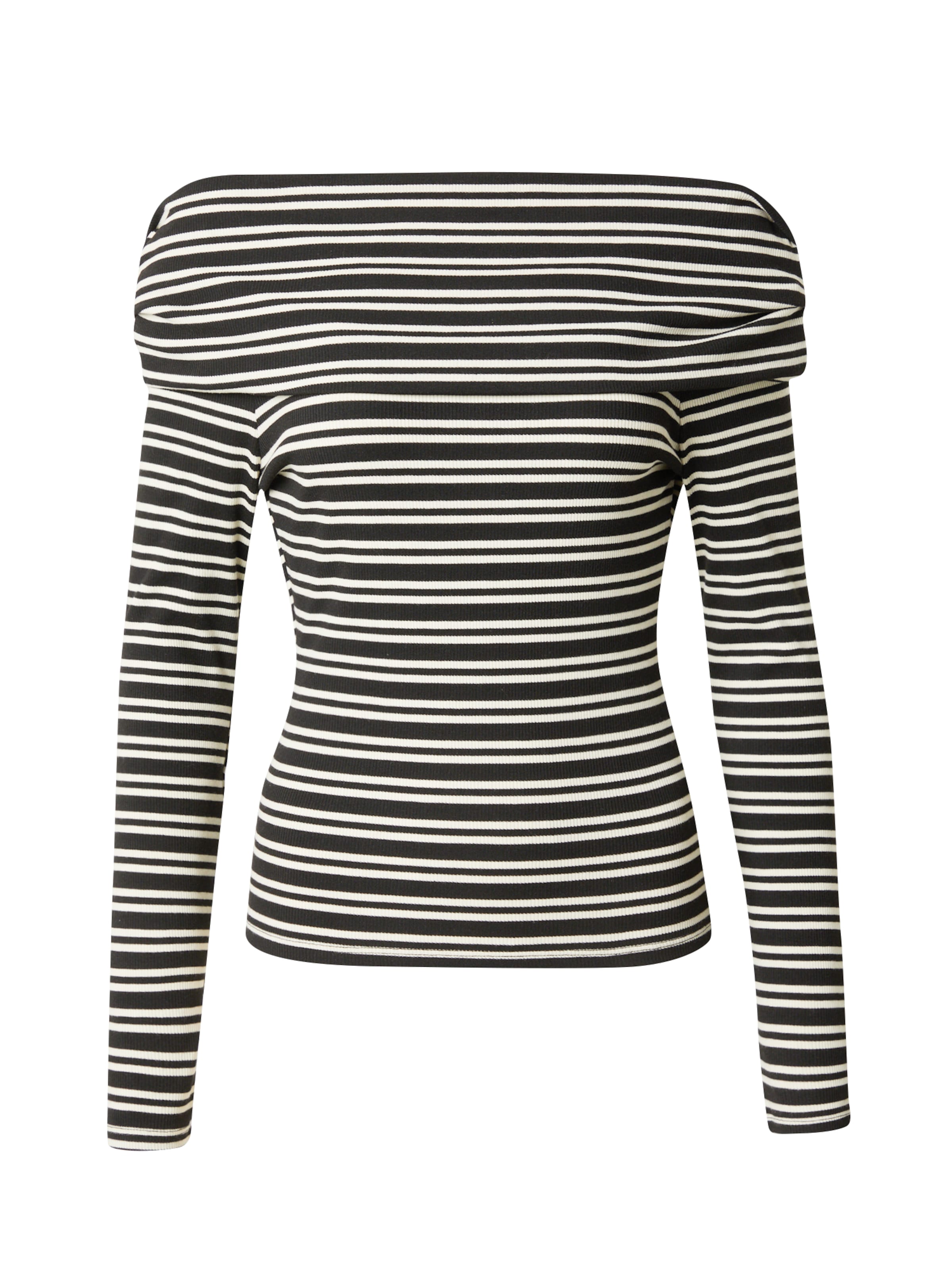 TOPSHOP Тениска в черно: отпред