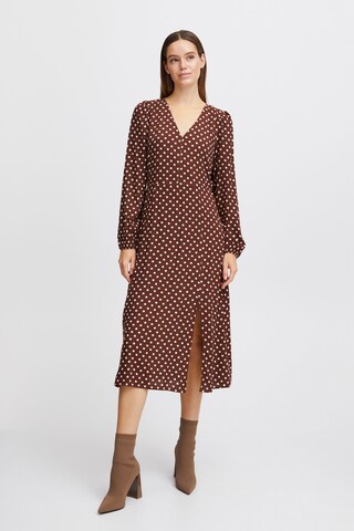 b.young - Vestido en marrón: frente