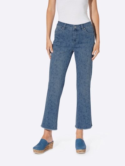 Jeans heine pe albastru denim, Vizualizare produs