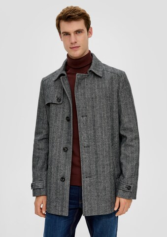 s.Oliver Between-Seasons Coat in Grey: front