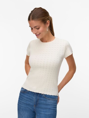 Pull-over 'VMWillow' VERO MODA en blanc : devant