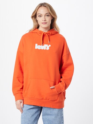 LEVI'S ® Mikina 'Prism Hoodie' – oranžová: přední strana