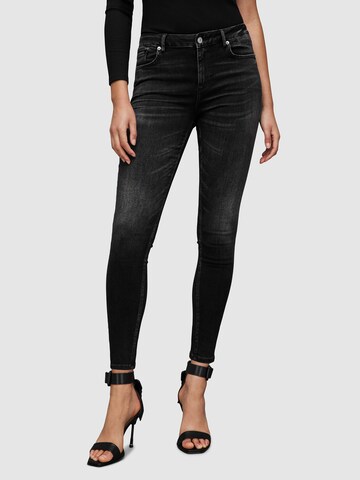 AllSaints Skinny Jeans 'MILLER' in Schwarz: Vorderseite