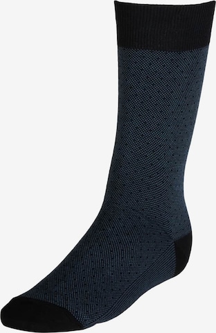 Boggi Milano Socks in Blue: front