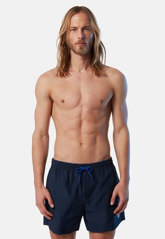 Shorts de bain North Sails en bleu : devant