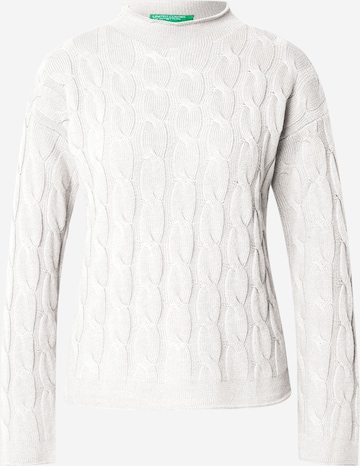 UNITED COLORS OF BENETTON Tröja i vit: framsida