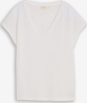 TOM TAILOR DENIM Shirt in White: front