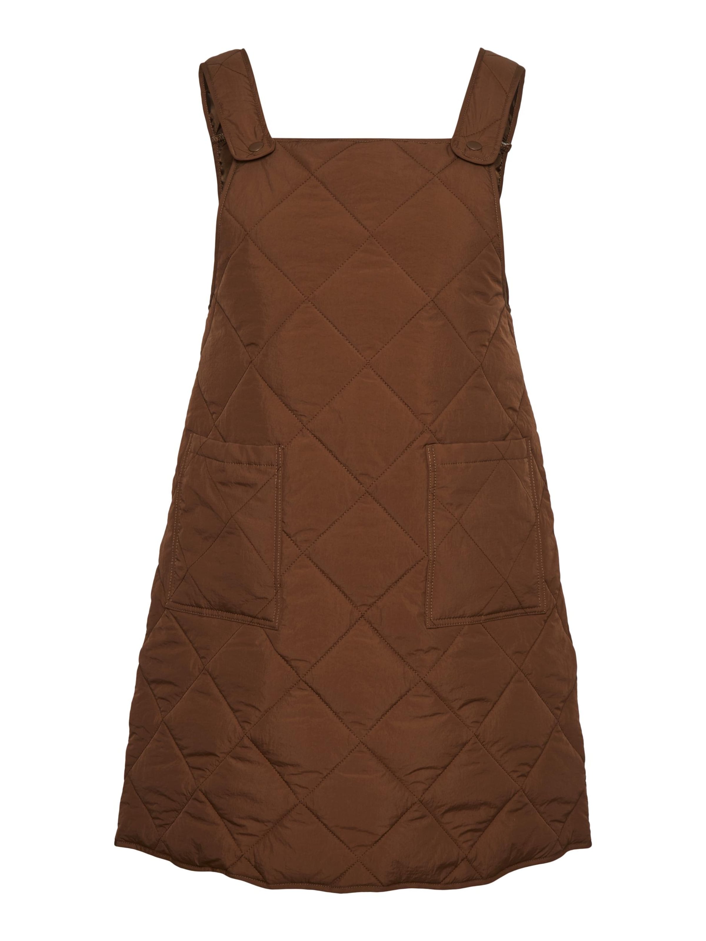 VERO MODA Рокля 'Val' в кафяво: отпред