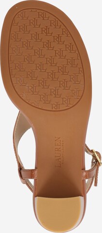 Lauren Ralph Lauren - Sandalias de dedo 'WESTCOTT' en amarillo