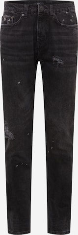 River Island Slimfit Jeans in Zwart: voorkant