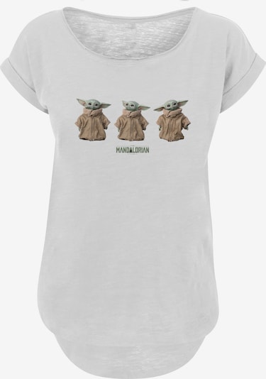 F4NT4STIC T-Shirt 'The Child Baby Yoda' in braun / hellgrün / weiß, Produktansicht