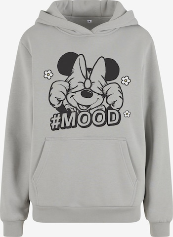 MerchcodeSweater majica 'Minnie Mouse Mood' - siva boja: prednji dio