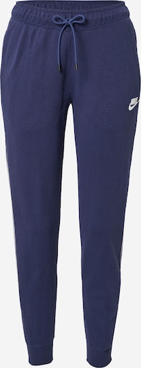 Pantaloni Nike Sportswear pe albastru marin / alb, Vizualizare produs