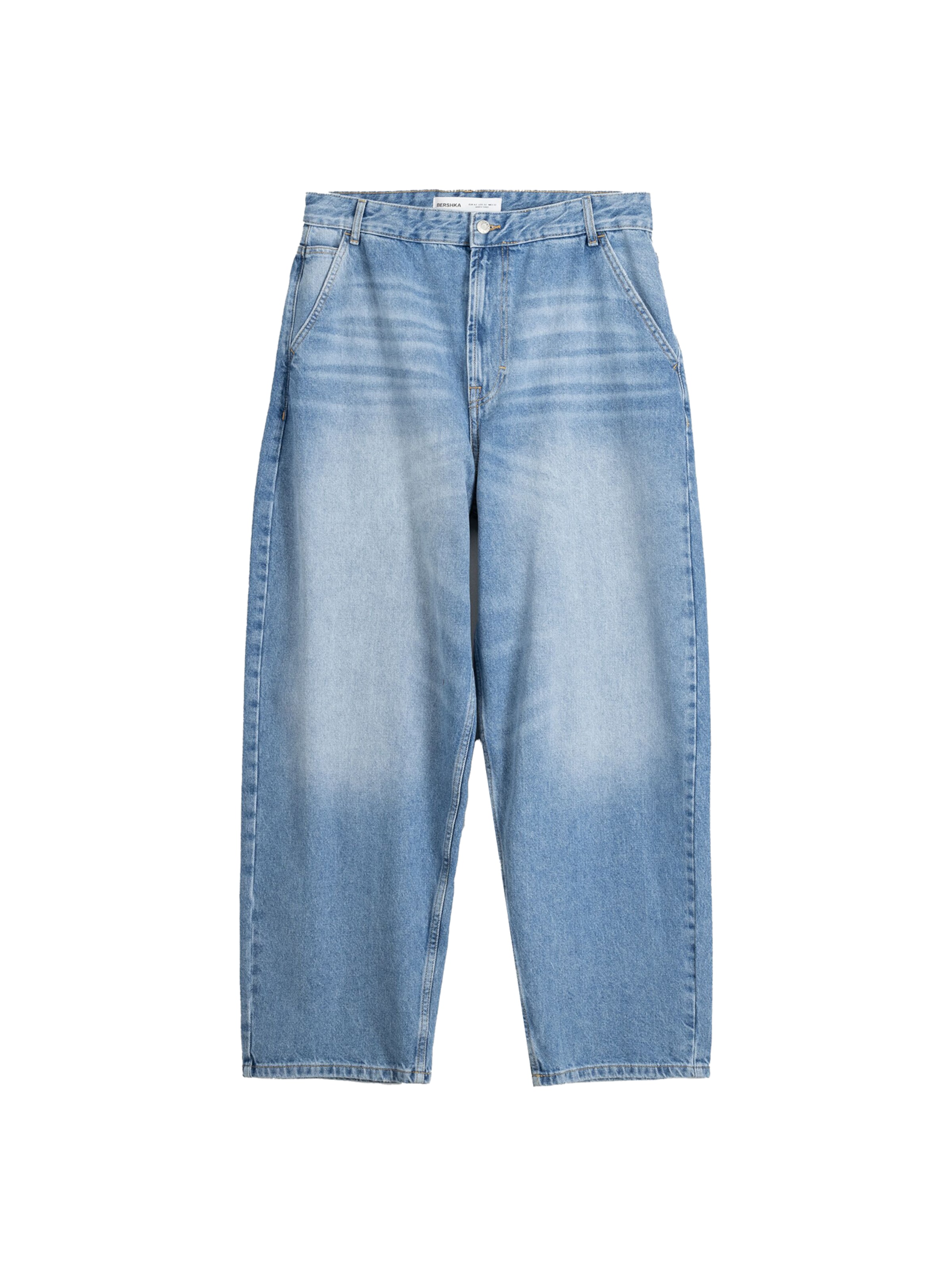 Bershka Loosefit Jeans in Blu Denim ABOUT YOU