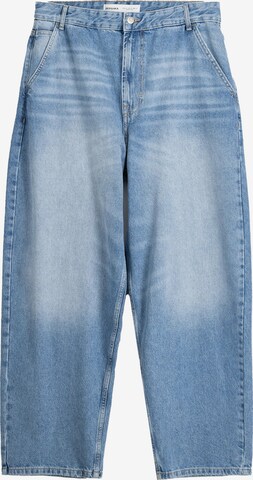 Bershka Loosefit Jeans in Blauw: voorkant