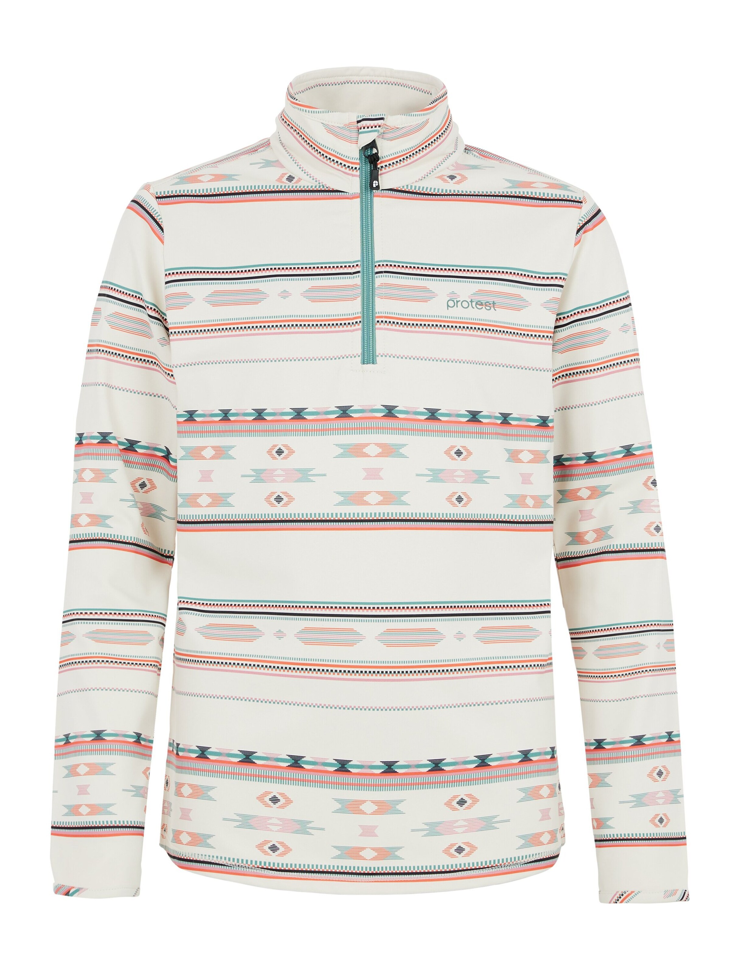 PROTEST Sportsweatshirt 'PRTVESH JR'‌‌‌‌ in Weiß: Vorderseite