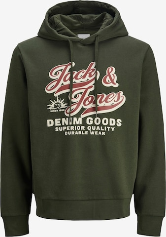 JACK & JONES Свитшот в Зеленый: спереди