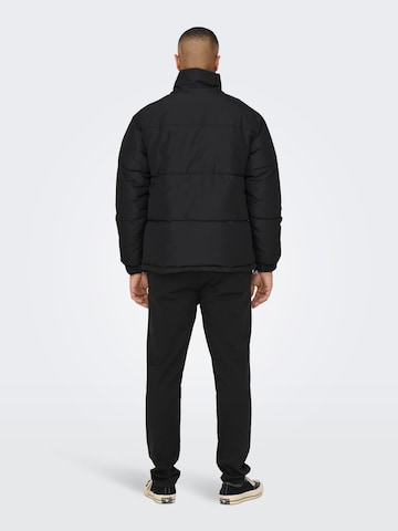 Only & Sons Winter Jacket 'CATCH' in Black