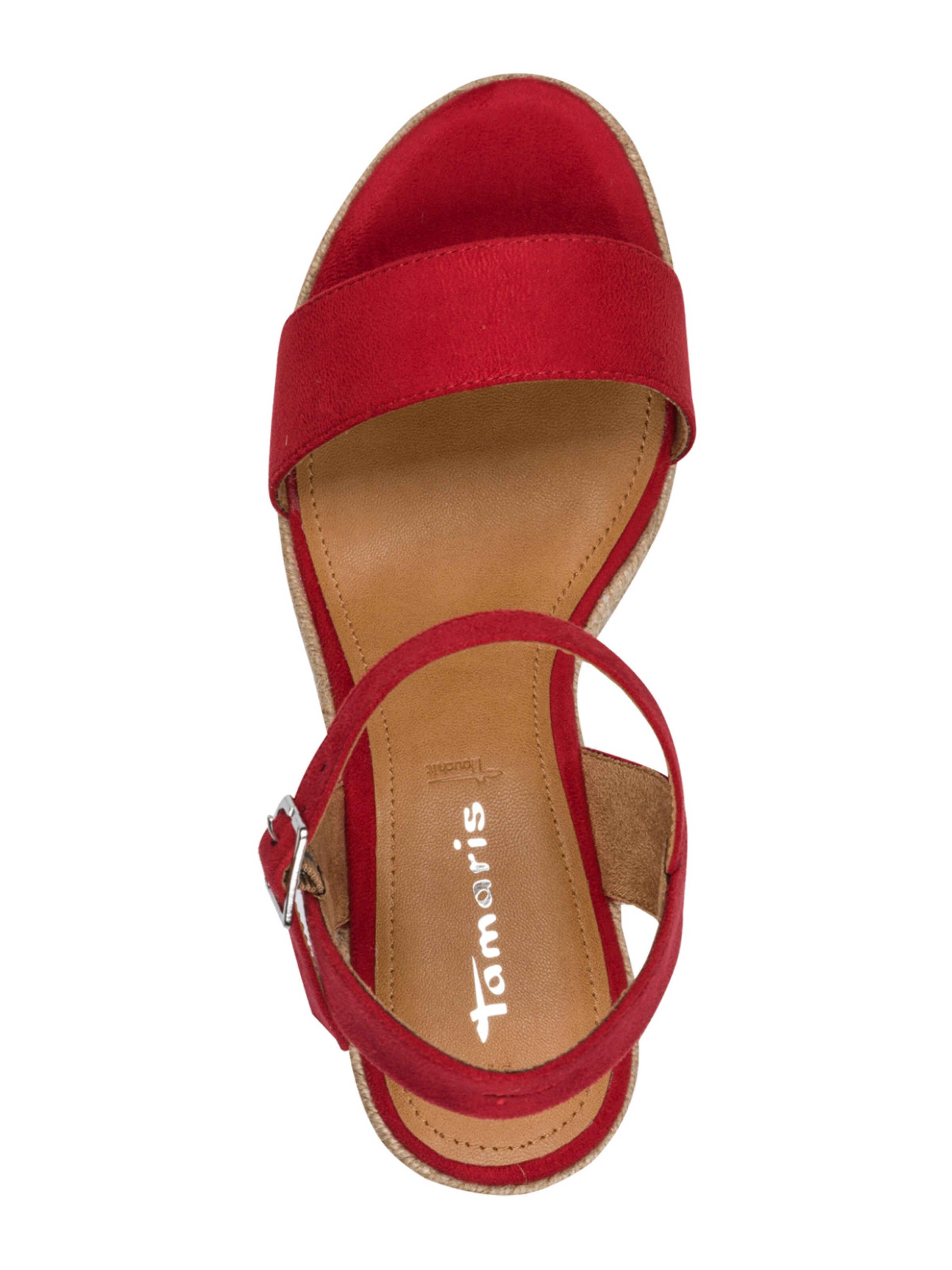 Tamaris Sandaler med rem i rød