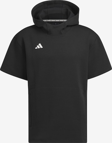ADIDAS PERFORMANCE Sportsweatshirt 'Dugout' in Zwart: voorkant