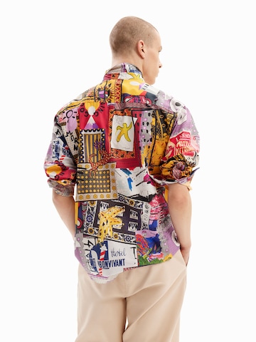 Desigual - Comfort Fit Camisa em mistura de cores