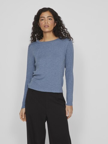 VILA Sweater 'ABELLA' in Blue: front