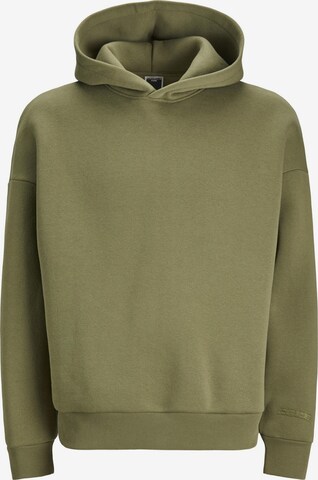 JACK & JONES Sweatshirt 'CLEAN' in Green: front