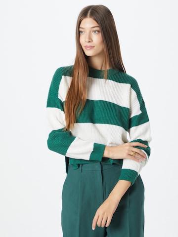 ABOUT YOU Sweter 'Thassia' w kolorze zielony: przód