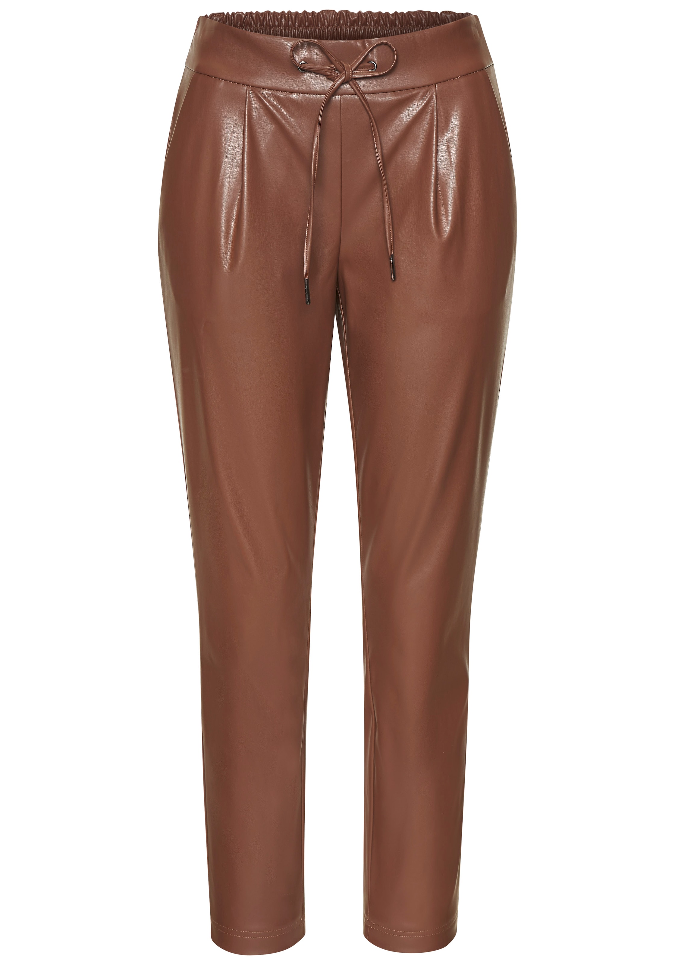 LASCANA Regular Pants in Brown: front