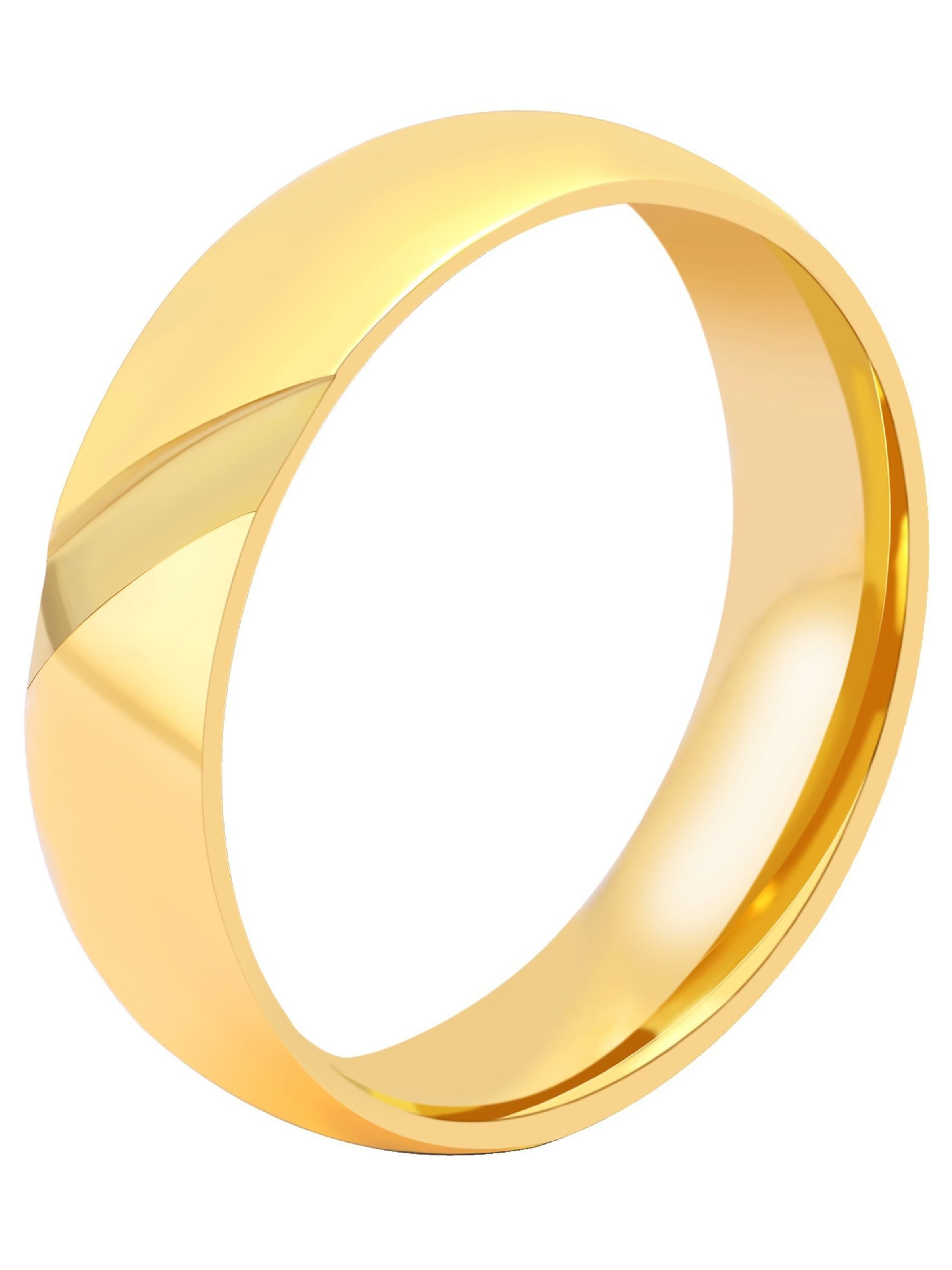 Akzent Ring 'Kosa, langlebig' in Gold: front