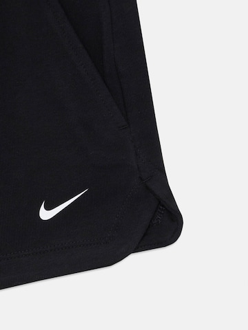 NIKE Regularen Športne hlače | črna barva