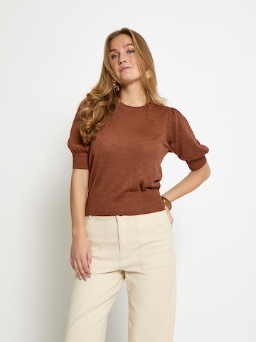 minus Svetr 'Liv' – hnědá: přední strana